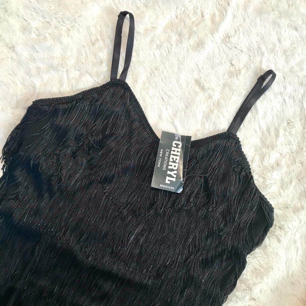 Cheryl Creations Short Fringe Dress